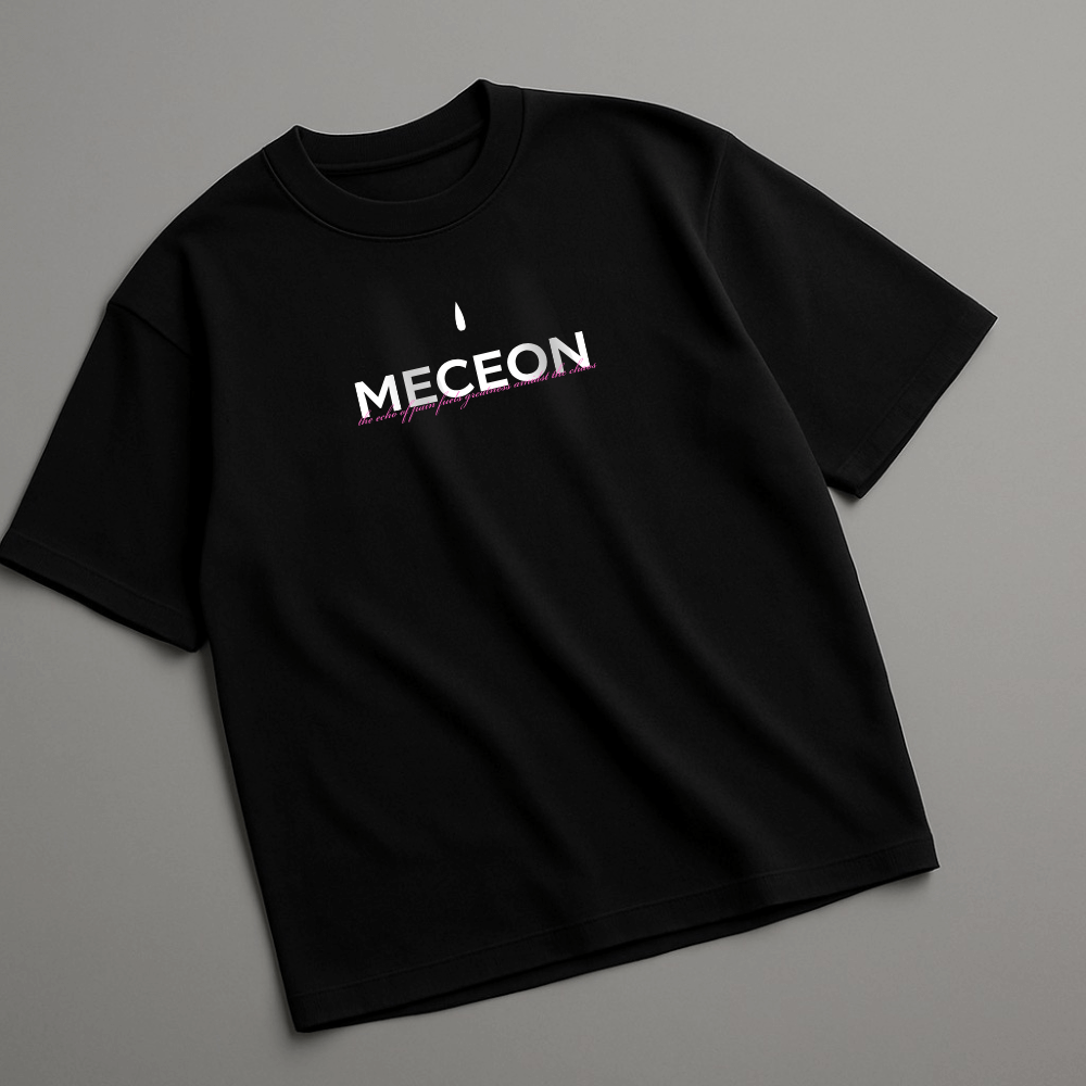Meceon - Oversized-Shirt Black