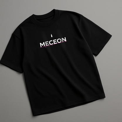 Meceon - Oversized-Shirt Black