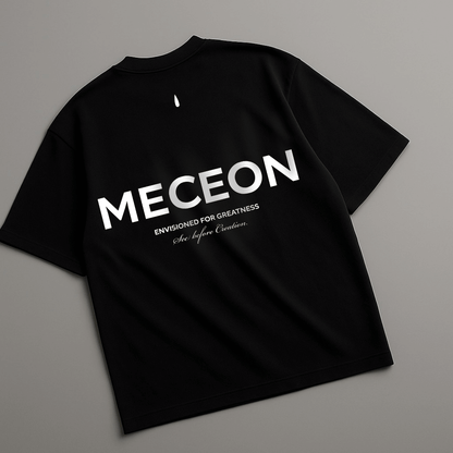 Meceon - Oversized-Shirt Black