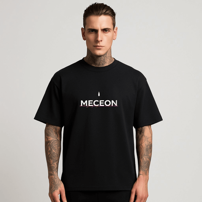 Meceon - Oversized-Shirt Black