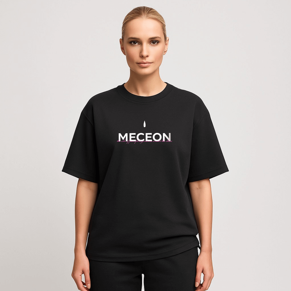 Meceon - Oversized-Shirt Black