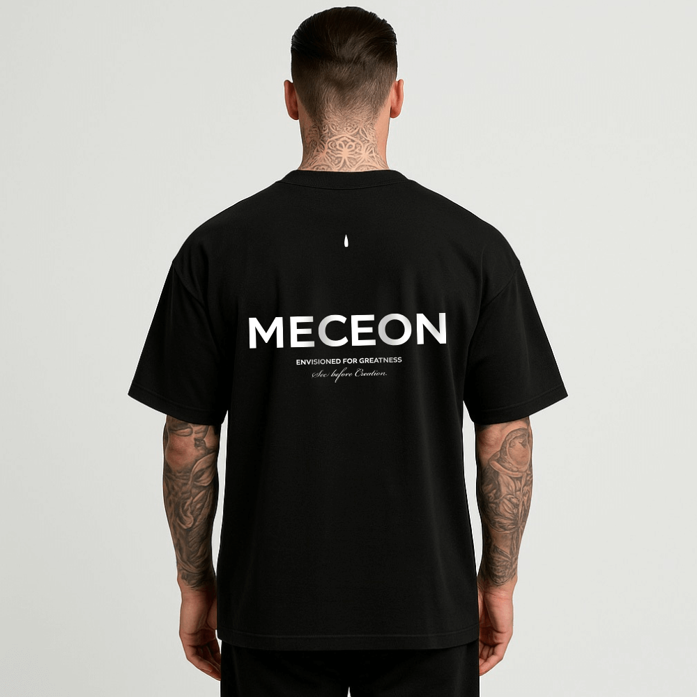 Meceon - Oversized-Shirt Black